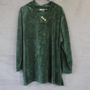Vintage D& CO Green Sweater Size 3XL